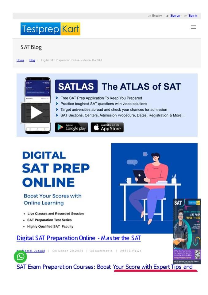 PPT – Cracking the SAT: Achieve 1400+ with TestPrepKart's SAT Online ...