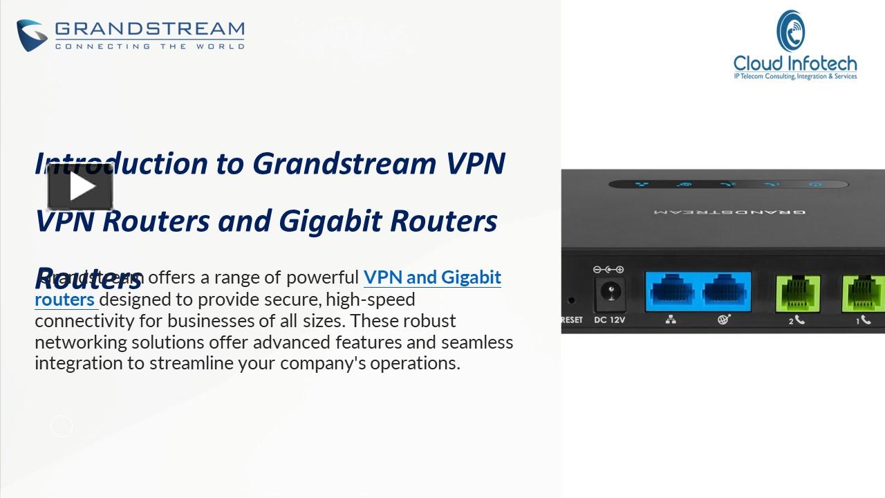 PPT – Enterprise Multi-WAN Gigabit WiFi & VPN Router PowerPoint ...