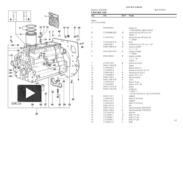 PPT – Lamborghini 674-70 n cross Tractor Parts Catalogue Manual Instant ...