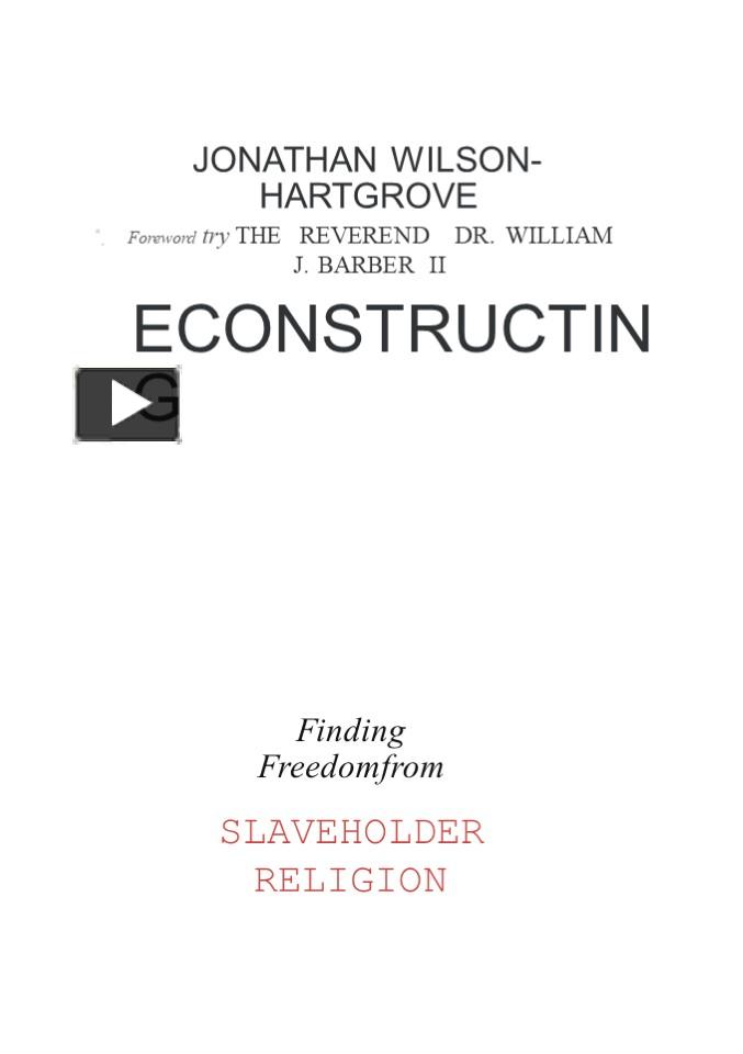 PPT – [pdf] Reconstructing the Gospel: Finding Freedom from Slaveholder ...