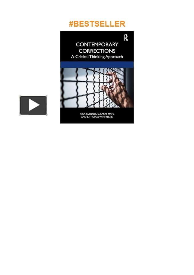 PPT – pdf Contemporary Corrections: A Critical Thinking Approach ...