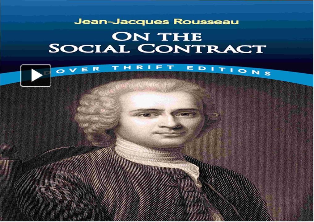 PPT – ⚡PDF On the Social Contract (Dover Thrift Editions: Philosophy ...