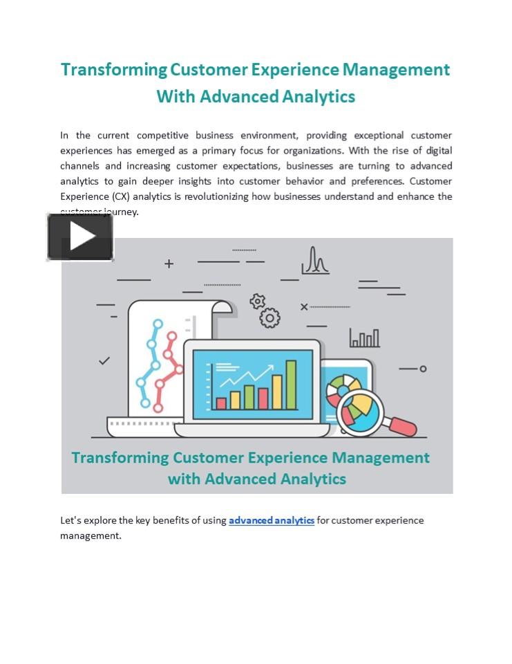 PPT – Transforming Customer Experience Management With Advanced ...