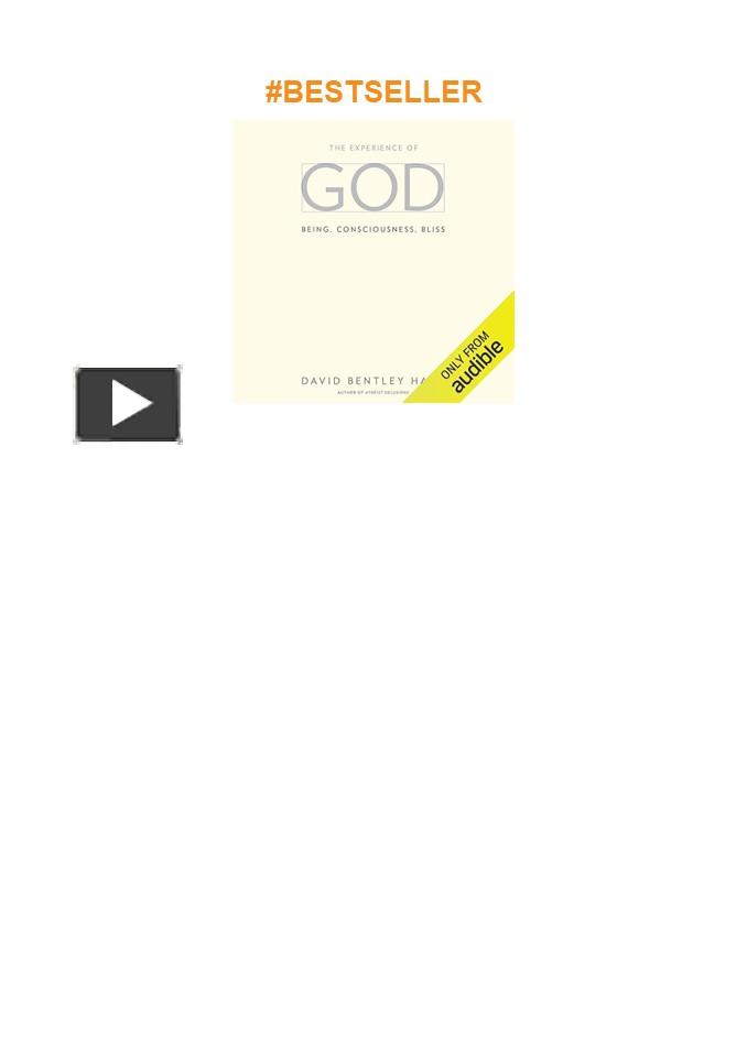 PPT – pdf download The Experience of God: Being, Consciousness, Bliss ...