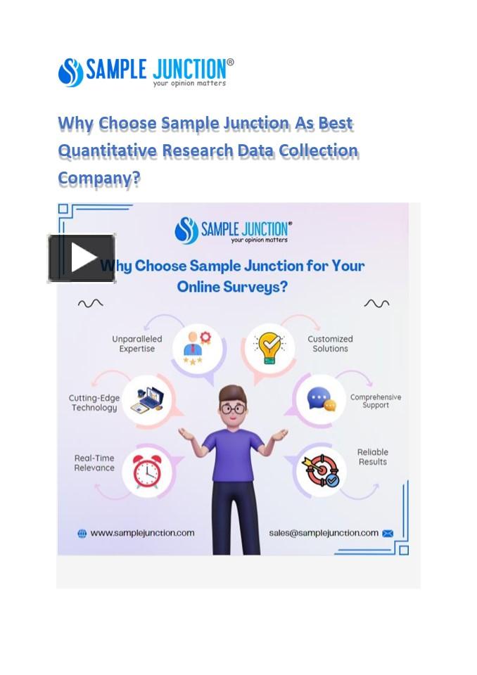 PPT – Why Choose Sample Junction As Best Quantitative Research Data ...