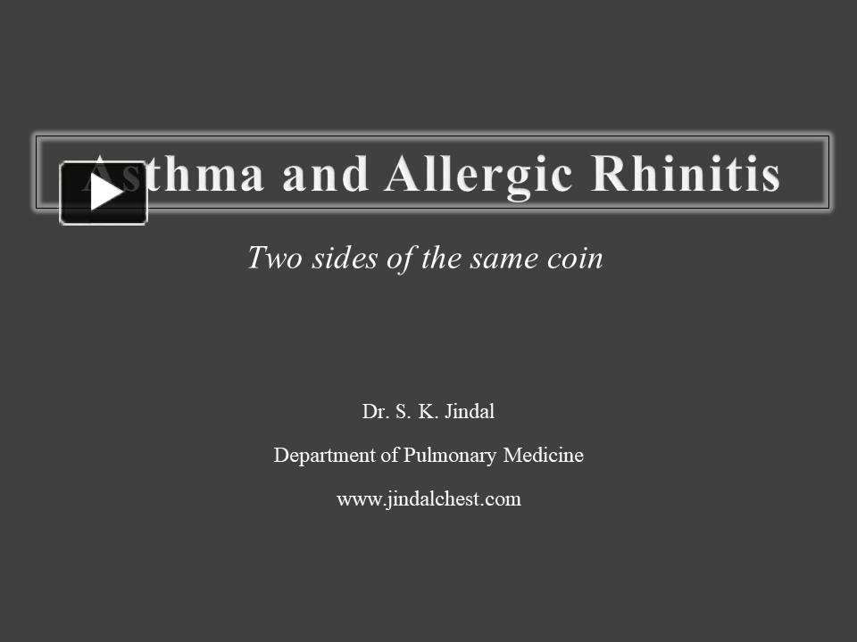 PPT – Asthma and Allergic Rhinitis PowerPoint presentation | free to ...