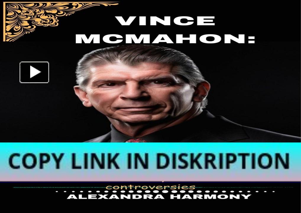 PPT – PDF Read Online Vince McMahon: : His Rise and Reign- The ...