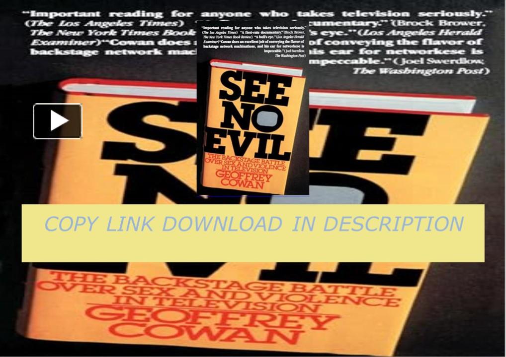 PPT – Download⚡ See No Evil: The Backstage Battle over Sex and Violence ...