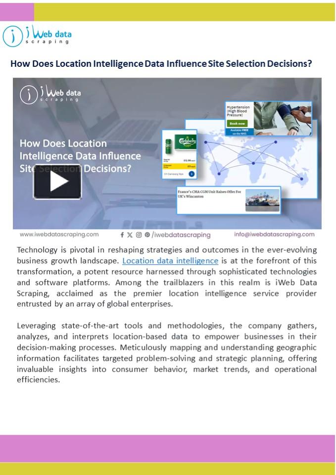 PPT – How Does Location Intelligence Data Influence Site Selection ...