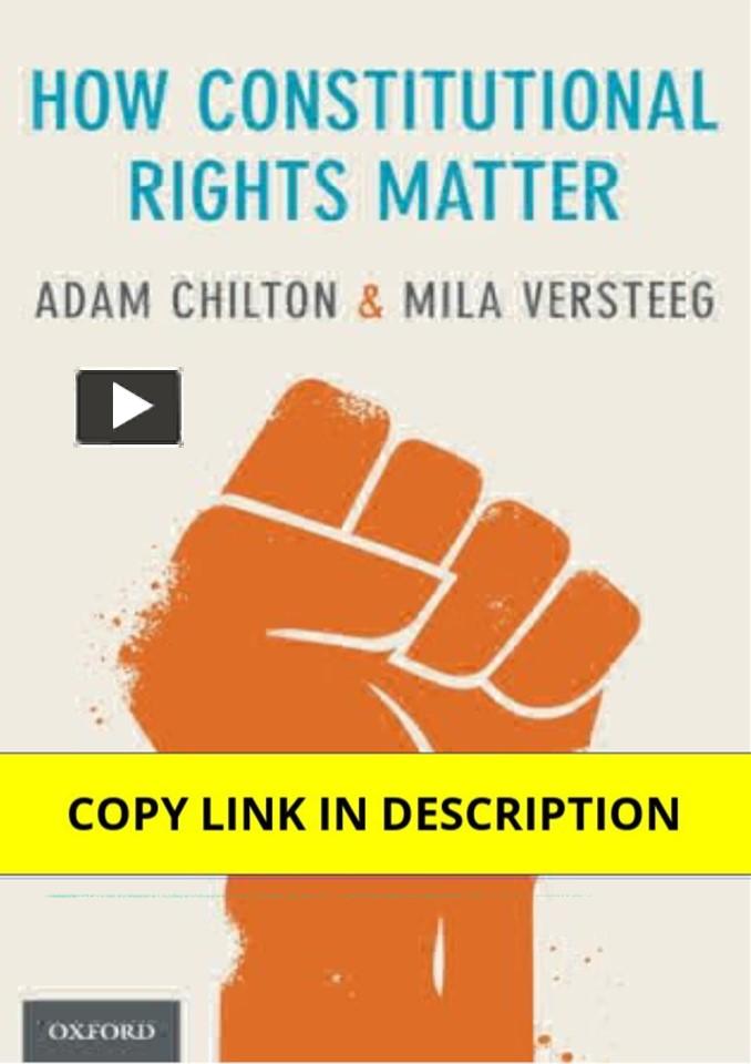 PPT – Ebook (download) How Constitutional Rights Matter PowerPoint ...