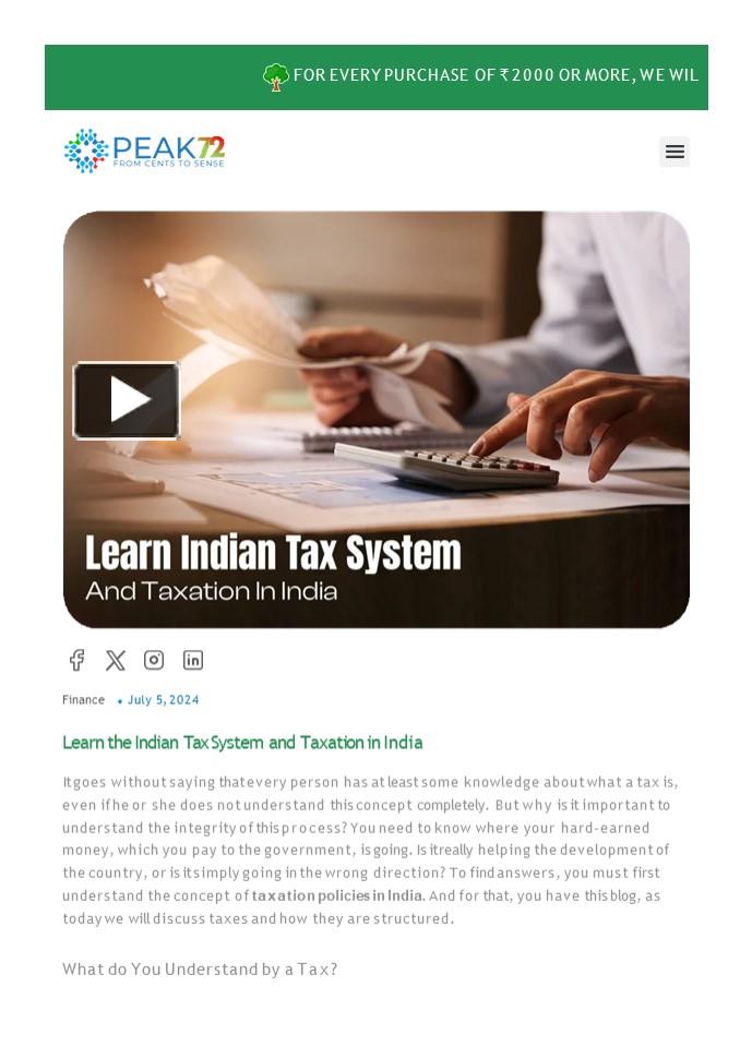 PPT – Understanding Taxes in India: A Beginner's Guide PowerPoint ...