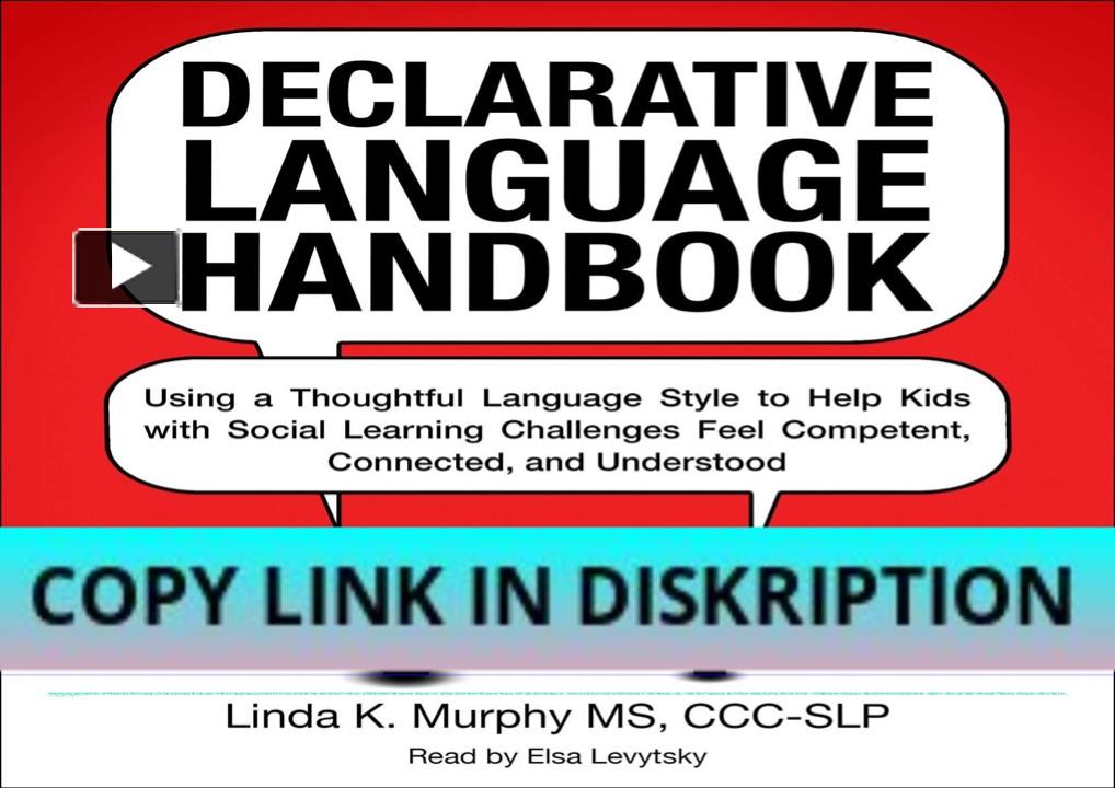 PPT – Read [PDF] Declarative Language Handbook: Using a Thoughtful ...