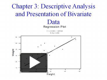 PPT – Chapter 3: Descriptive Analysis And Presentation Of Bivariate ...