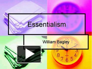 PPT – Essentialism PowerPoint presentation | free to view - id: f33a6-ZDc1Z